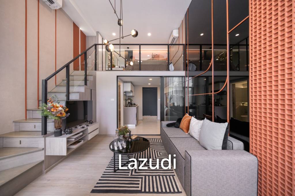 Modern 1 Bedroom Duo Space Condo 25.44 sqm on 21st Floor Bang Bamru Bangkok