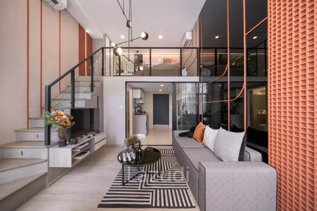 Modern 1 Bedroom Duo Space Condo 25.44 sqm on 21st Floor Bang Bamru Bangkok