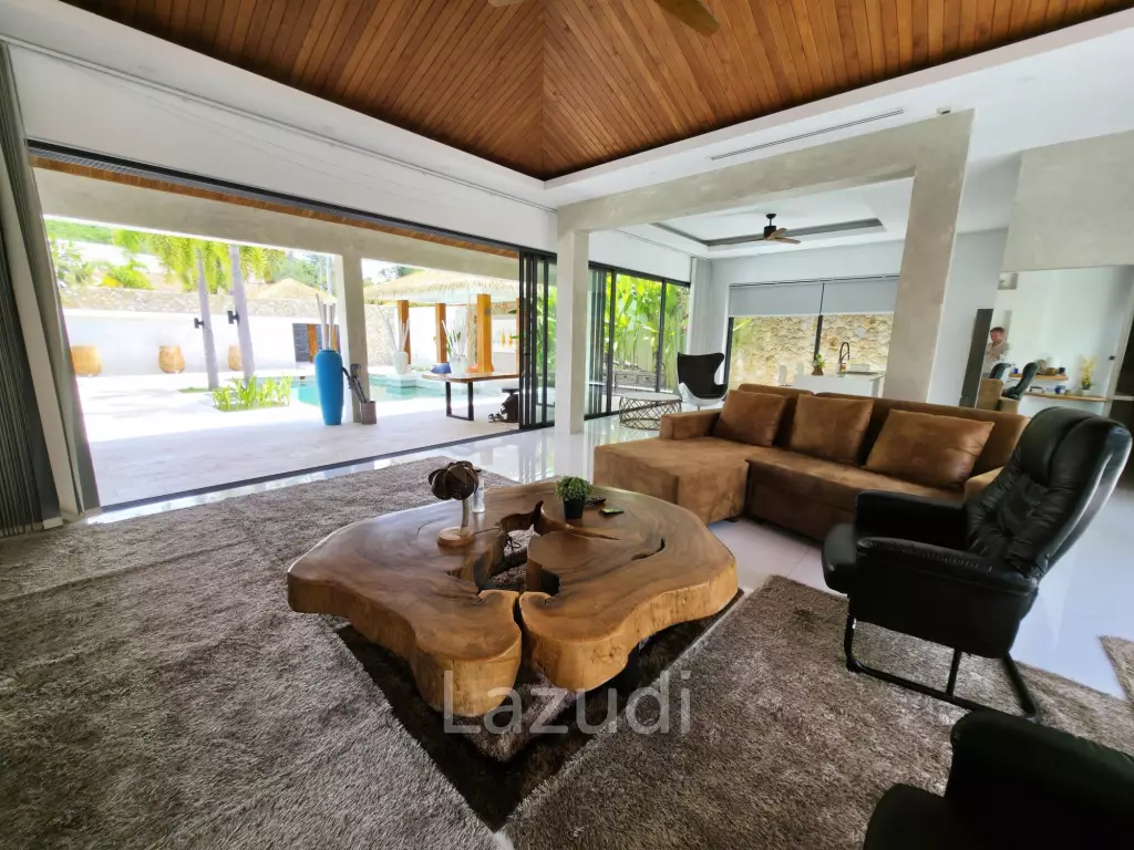 Hot Priced 3+1 Bed Bali Style Villa in Mae Nam