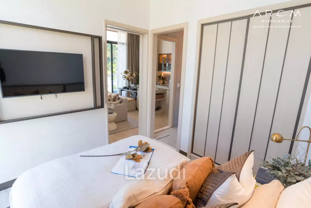 1 Bed 1 Bath 57.41 SQ.M Arom Wongamat
