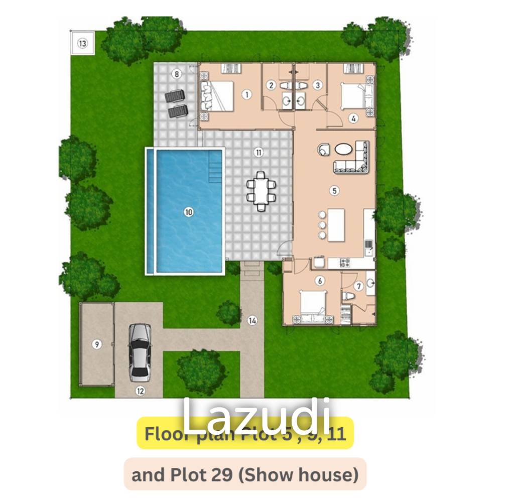 3 ห้องนอน 4 ห้องน้ำ 301 ตร.ม พาโนรามา เนียร์ แบล็ก เมาน์เทน 3 ห้องนอน 4 ห้องน้ำ 301 ตร.ม พาโนรามา เนียร์ แบล็ก เมาน์เทน