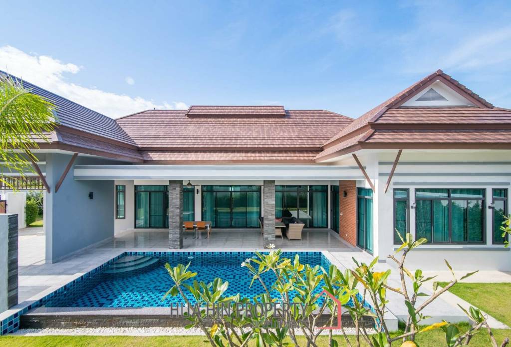 3 Bed 3 Bath 207.75 SQ.M Plumeria Pool Villa Hua Hin