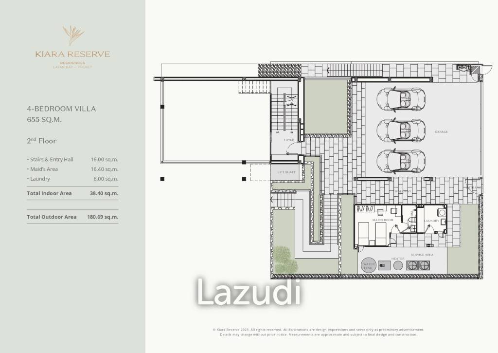 4 Bed 4 Bath 655 SQ.M. Kiara Reserve Residences Layan Bay-Phuket