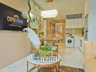 1 Bed 1 Bath 80 SQ.M Copacabana Beach Jomtien