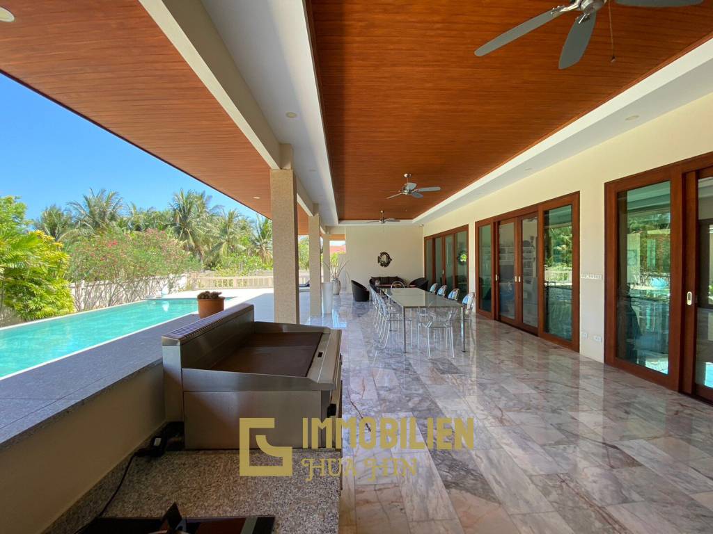 Large Thai-Bali Pool Villa on Big Plot For Sale Near Khao Kalok Beach