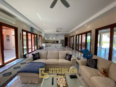 Large Thai-Bali Pool Villa on Big Plot For Sale Near Khao Kalok Beach