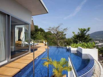 4 Bed 4 Bath Hillside Pool Villa - KAMALA