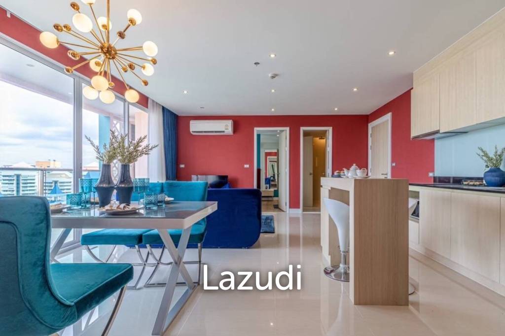 2 Bed 2 Bath 73.18 SQ.M Grande Caribbean Condo Resort Pattaya