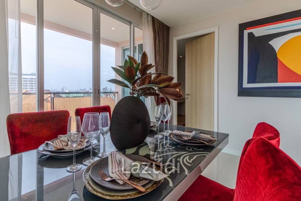 2 Bed 2 Bath 92.78 SQ.M Grande Caribbean Condo Resort Pattaya
