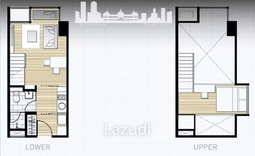 1 Bed 1 Bath 34.3 SQ.M Ideo Morph 38