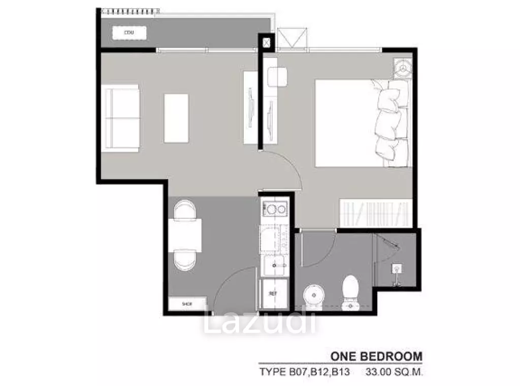 1 Bed 1 Bath 33.3 SQ.M Rhythm Sukhumvit 36 - 38
