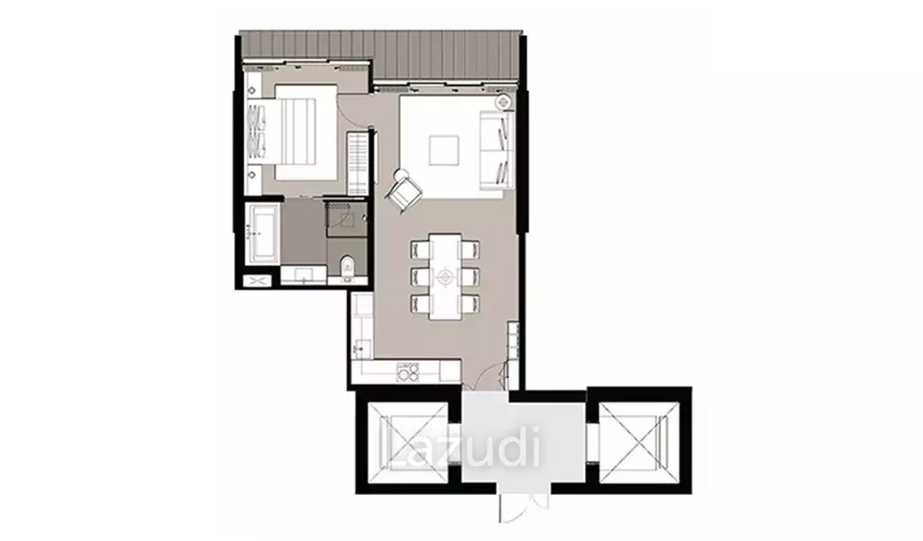 1 Bed 78 SQ.M Banyan Tree Residences Riverside