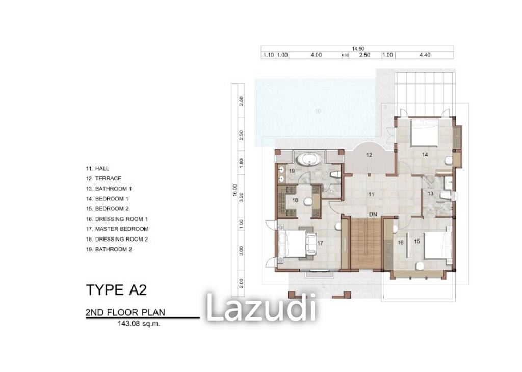 3 Bed 3 Bath 370 SQ.M Above Element Villas