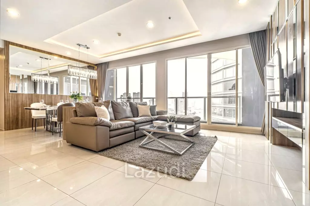 3 Bedrooms 3 Bathrooms 160 Sq.M. Menam Residence