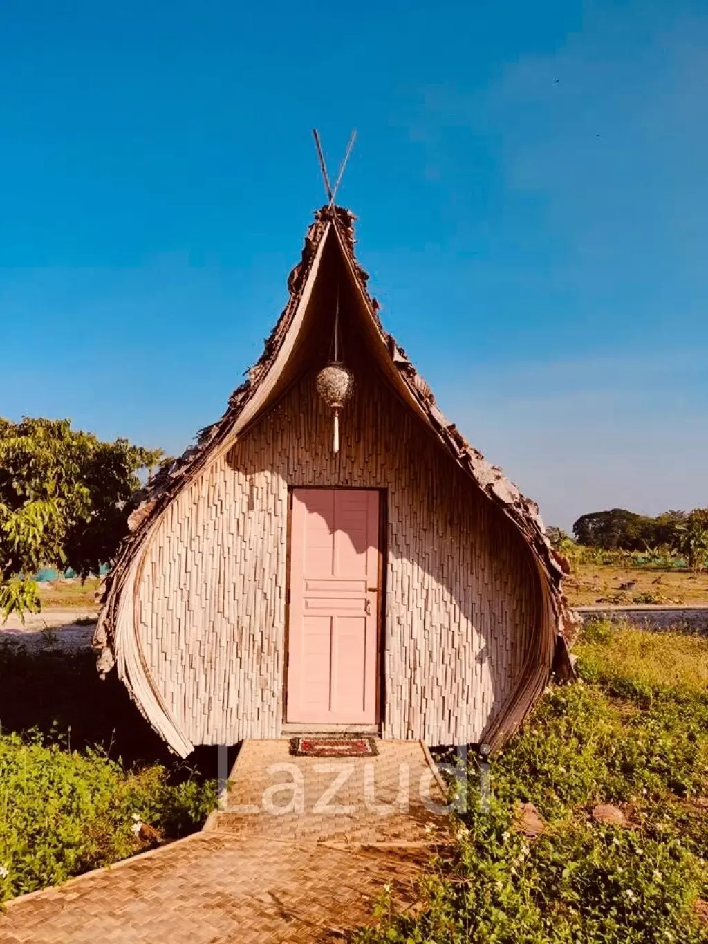 Peaceful And Unique Artisan Balinese Resort Home Rice Paddies View In Nam Phrae