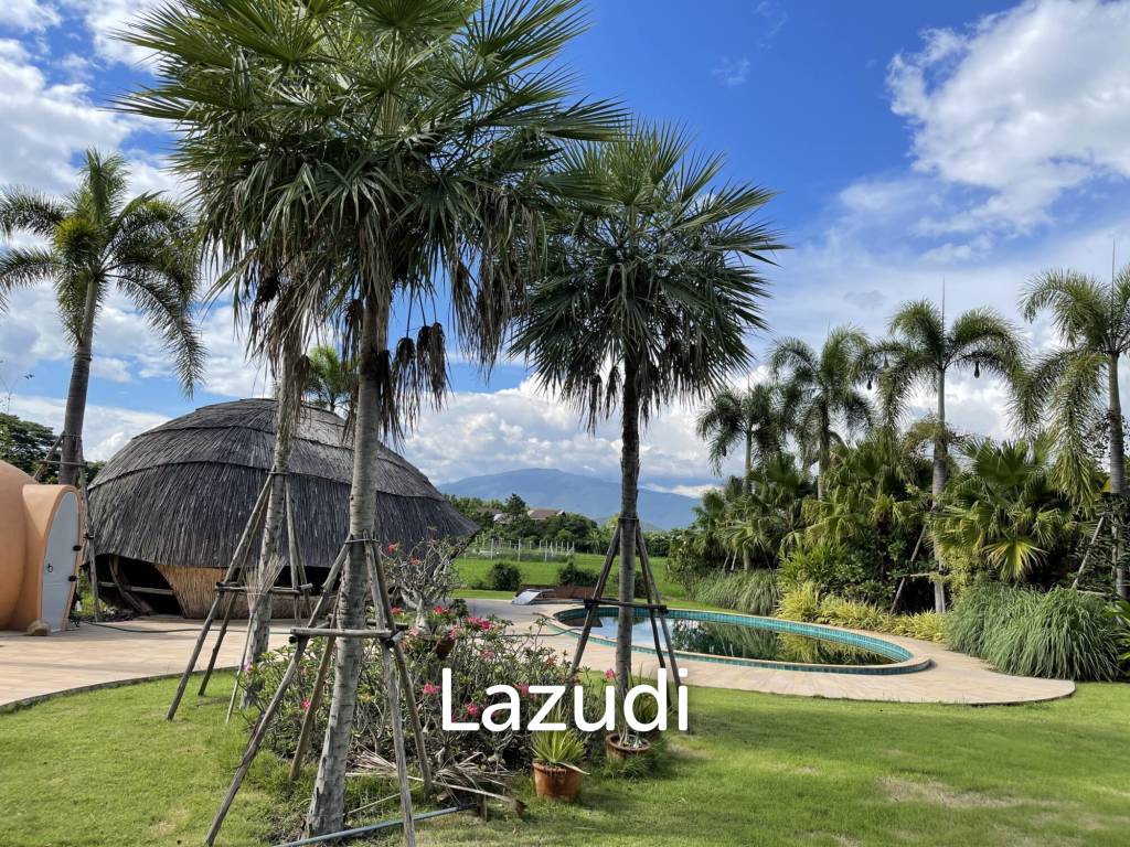 Peaceful And Unique Artisan Balinese Resort Home Rice Paddies View In Nam Phrae