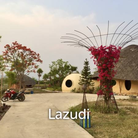 Peaceful And Unique Artisan Balinese Resort Home Rice Paddies View In Nam Phrae