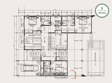 3 Bed 3 Bath 303 SQ.M BelVida Estate Villa Suasana
