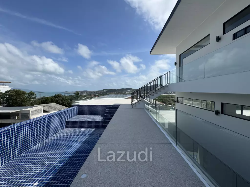 Brand New 8-Bed Sea View Villa in Bang Rak on 1,330SQM Plot
