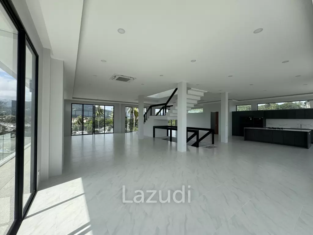 Brand New 8-Bed Sea View Villa in Bang Rak on 1,330SQM Plot