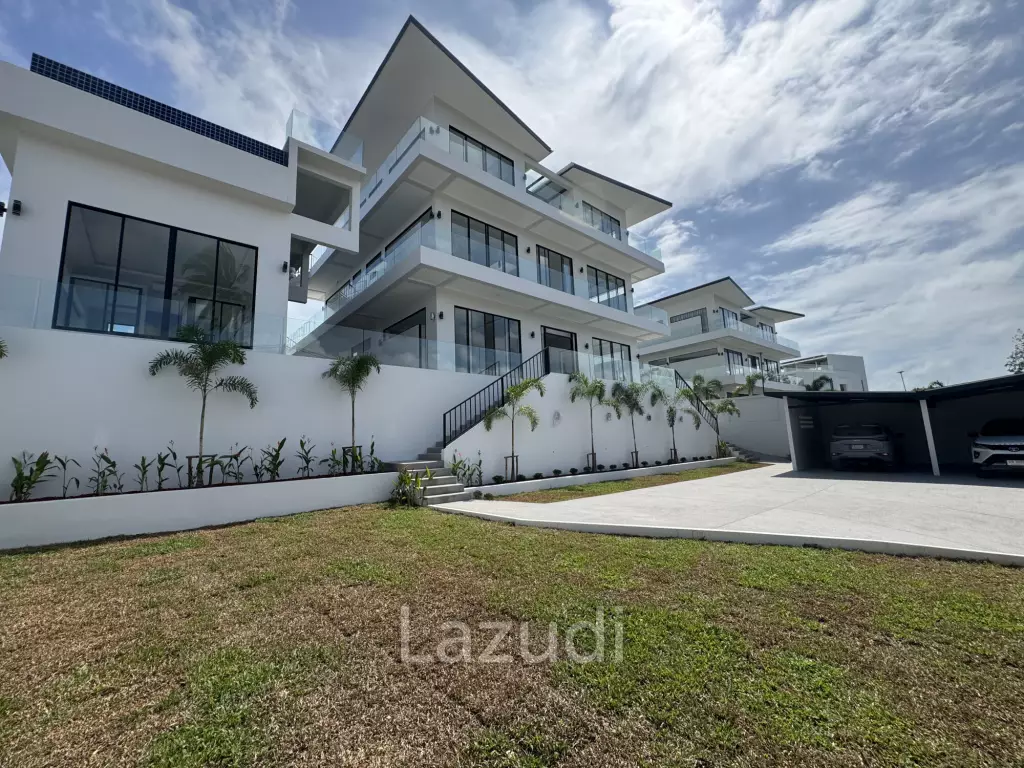 Brand New 8-Bed Sea View Villa in Bang Rak on 1,330SQM Plot