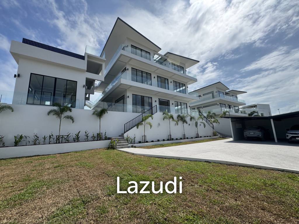 Brand New 8-Bed Sea View Villa in Bang Rak on 1,330SQM Plot