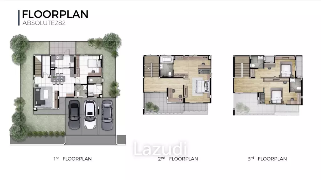 4 Bed 4 Bath 282 SQ.M  Nirvana ABSOLUTE Bangna