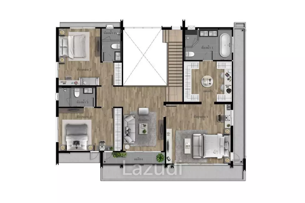 4 Bed 294 SQ.M  Setthasiri Krungthep Kreetha