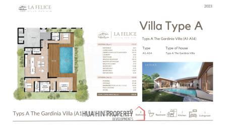 3 Bed 3 Bath 336 SQ.M. La Felice Hua Hin
