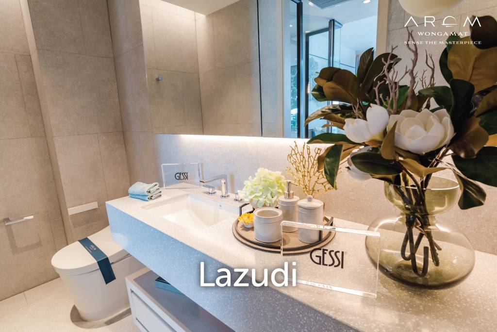 1 Bed 1 Bath 52.14 SQ.M. Arom Wongamat