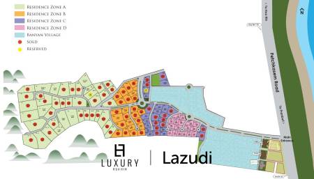Land 738 SQ.M. BelVida Estates Hua Hin
