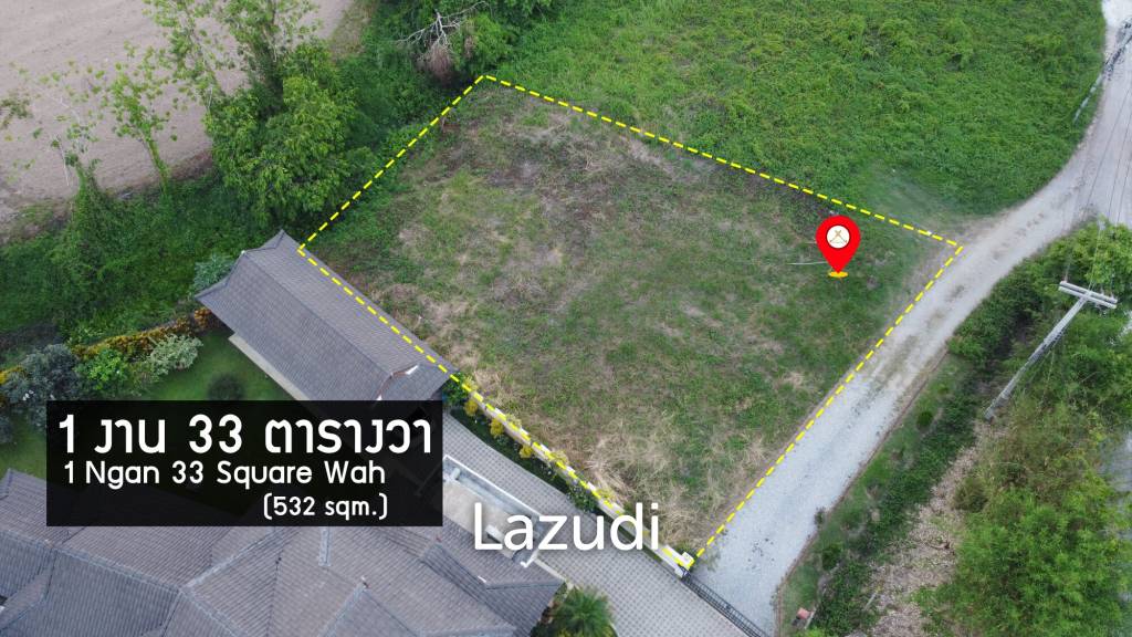 Land for sale 1 Ngan 33 sq.wa.near to Chiang Rai city