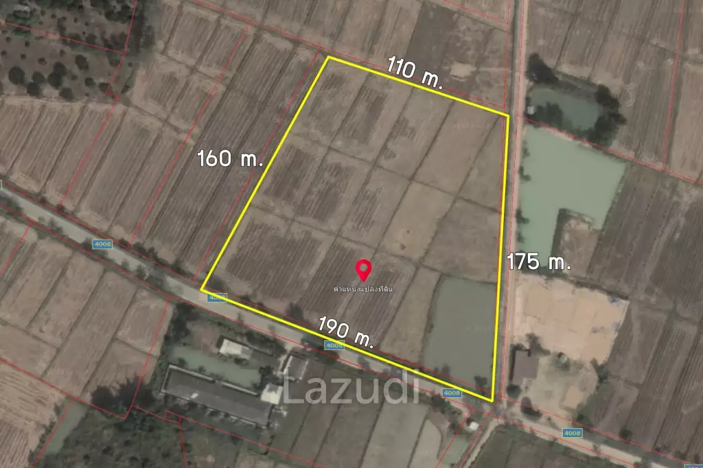 15 Rai land for sale near to Highway to Chiang Khong