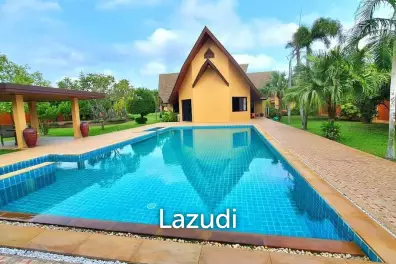 9500 SQ.M Land Plot with 3 Houses in Sattahip