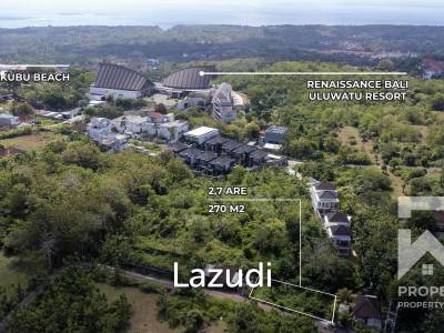 270 m2 Land Plot for Sale Freehold in Ungasan Kuta Selatan Bali