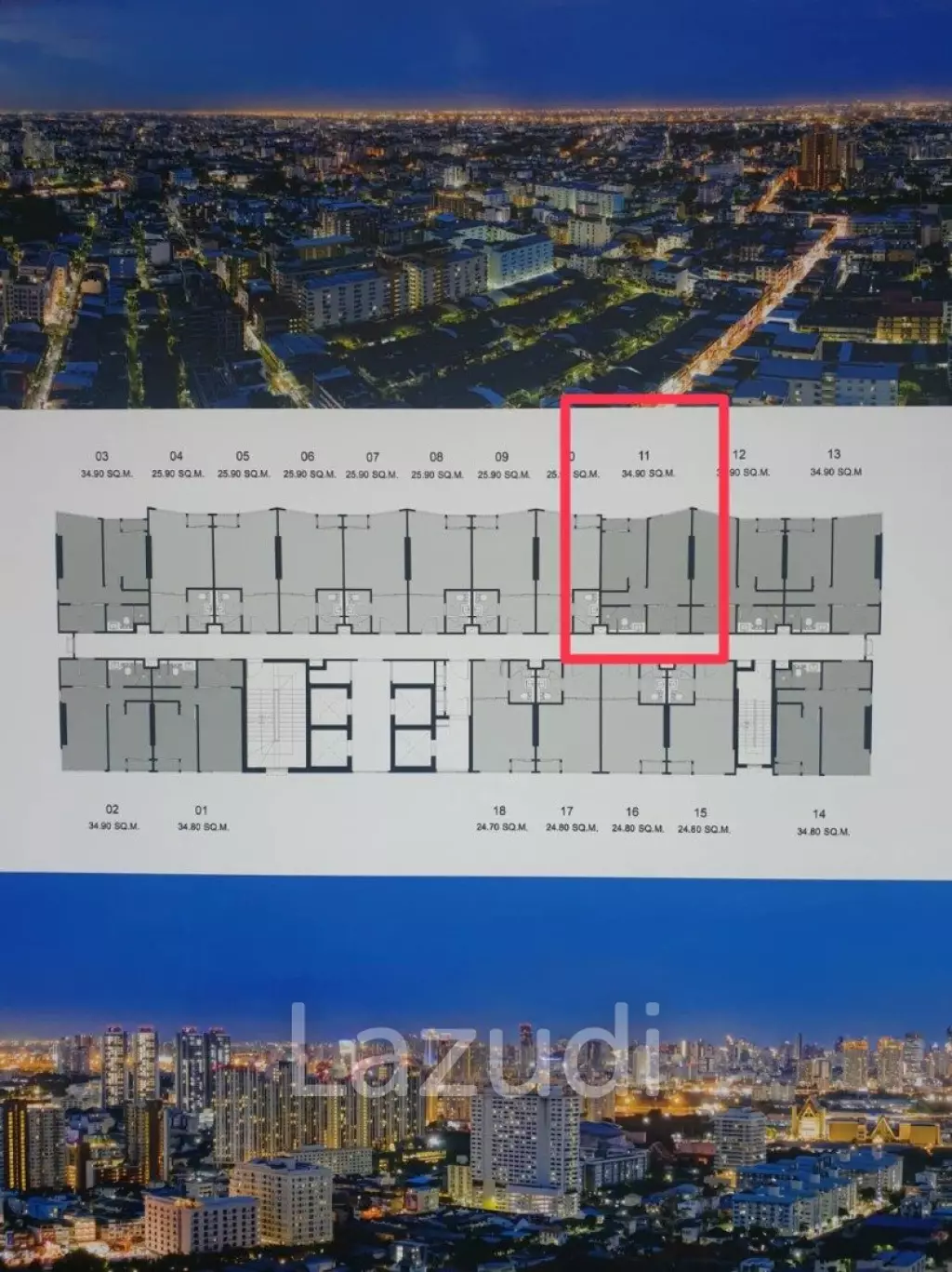 1 Bed 1 Bath 38 SQ.M SOHO Bangkok Ratchada