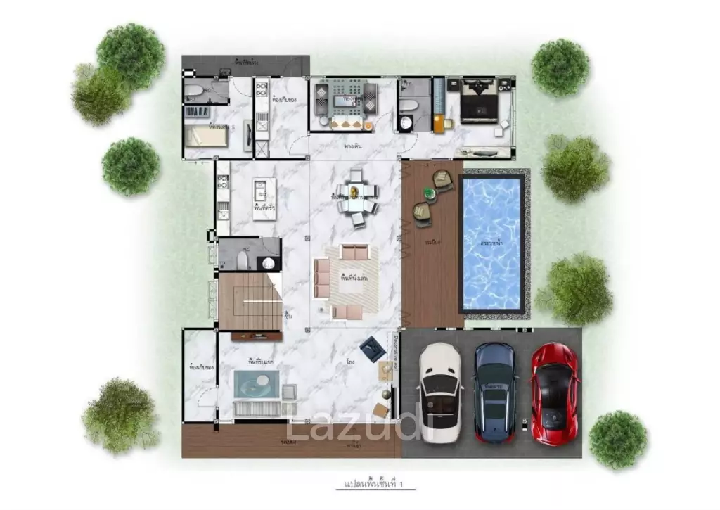 6 Beds 8 Baths 800 SQ.M. 98 Lakeville Mabprachan