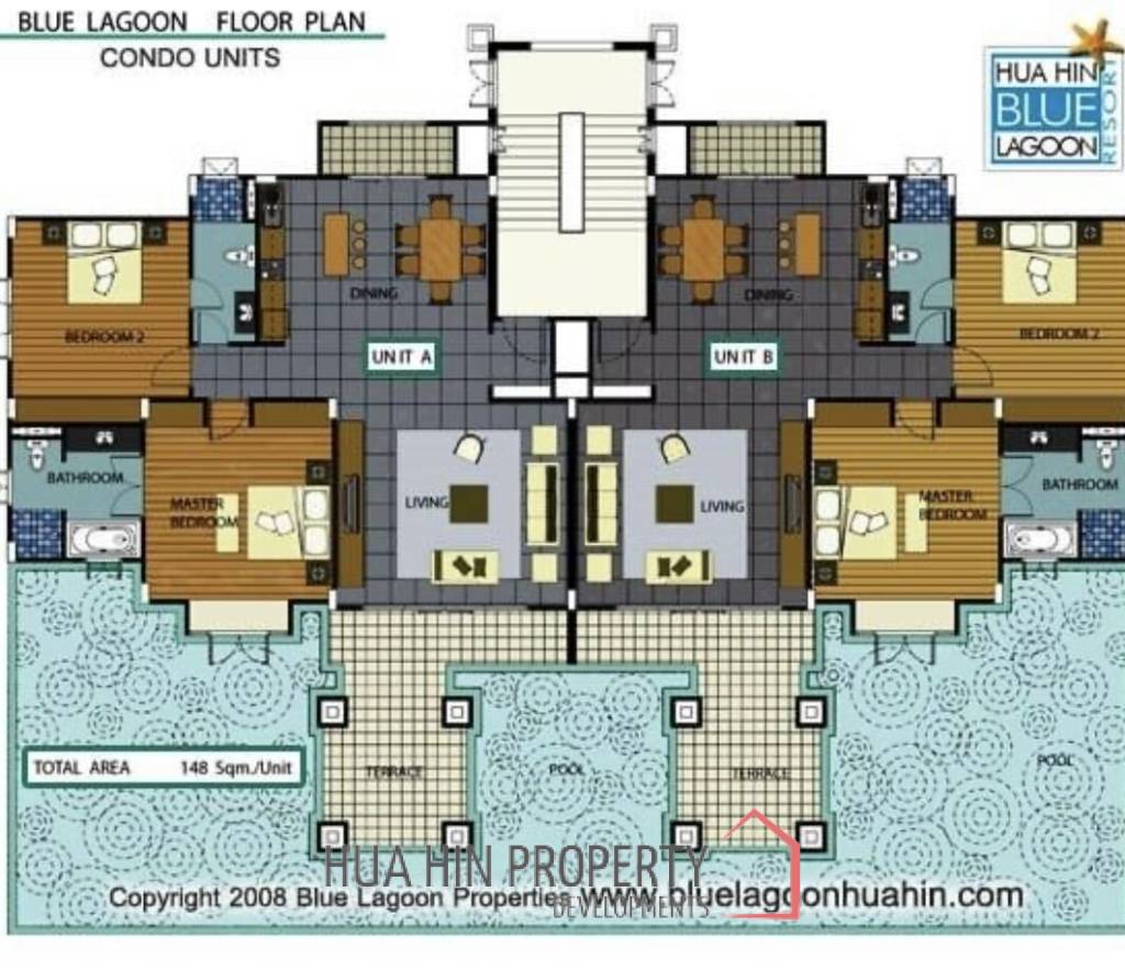 CONDO BLUE LAGOON  : 2 bed third floor