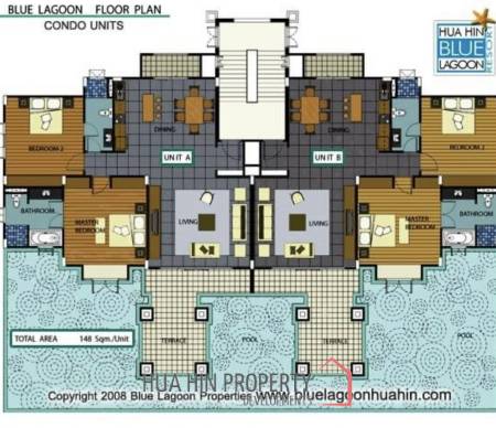 CONDO BLUE LAGOON  : 2 bed third floor