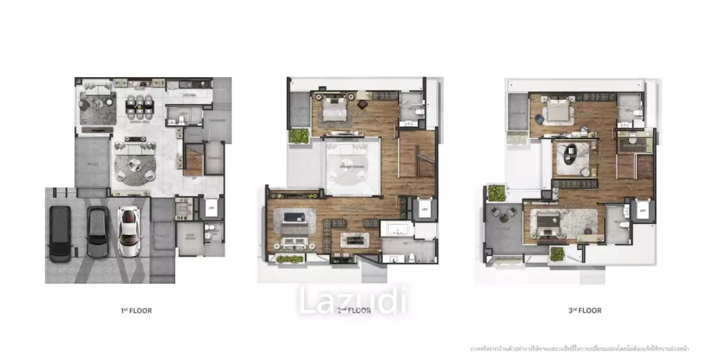 4 Bed 5 Bath 440 SQ.M The Gentry Cultivar Rama 9