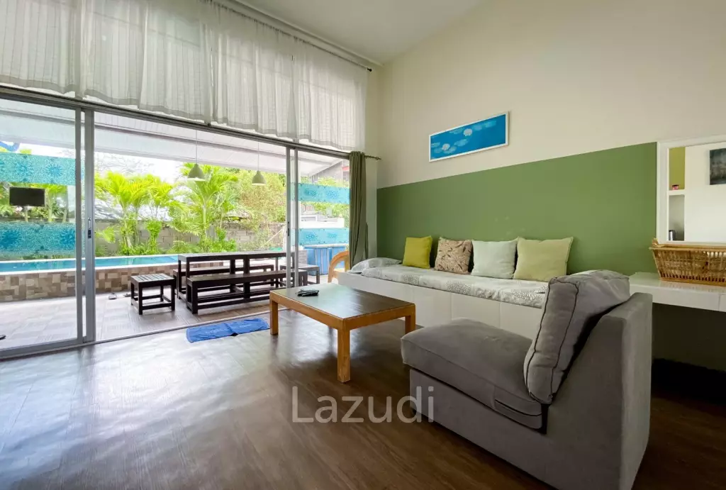 Beachside: 4 BR, 2 Pool Villa + House, Pran Buri