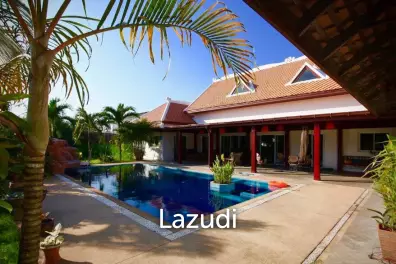 3 and a Half Rai | Land Plot with 2 Villas in Mabprachan