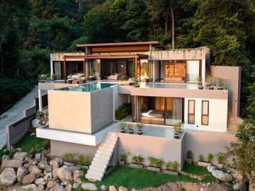 Modern-Luxury Sea View Villa in Chaweng Hills