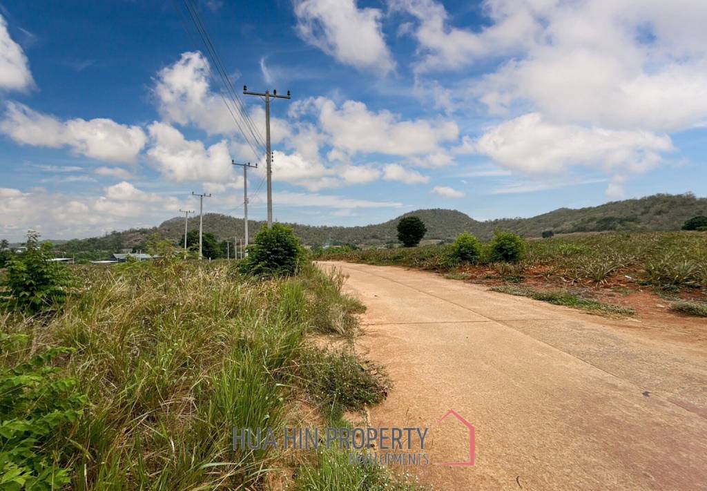 Good Land Size With Beautiful Mountain View On Soi 156