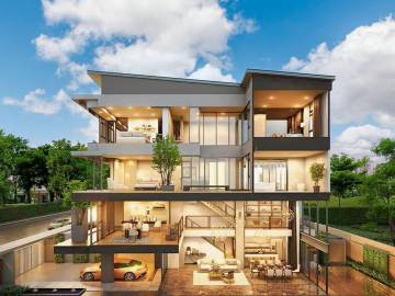 3 Bed 385 SQ.M Home Office Glam by Asset Wise
