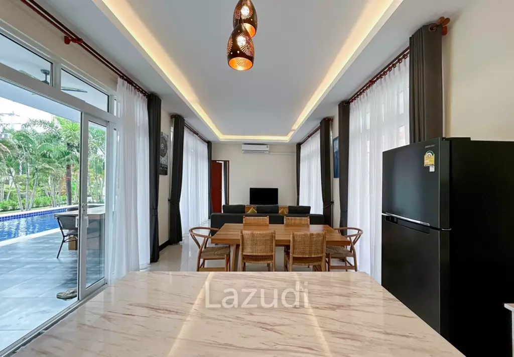 BLACK LOTUS : Quality 4 Bed Pool Villa