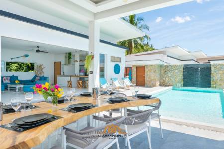 Villa in Chaweng Hills: Panoramic Sea Views, 5-Bedrooms