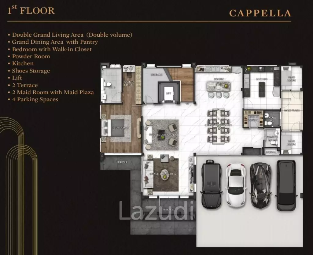 5 Bed 6 Bath 620 SQ.M Grand Bangkok Boulevard Rama 9 – Krungthep Kreetha
