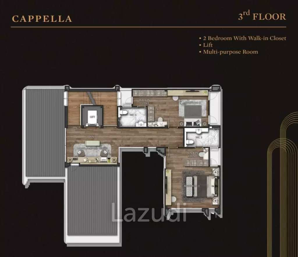 5 Bed 6 Bath 620 SQ.M Grand Bangkok Boulevard Rama 9 – Krungthep Kreetha
