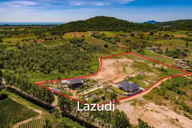 3 BR Pool Villa + Coffee Shop On 10 Rai Land In Khao Kalok